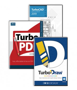 TurboCAD 2019 Bundle (TurboCAD Designer, TurboDraw, TurboPDF ...